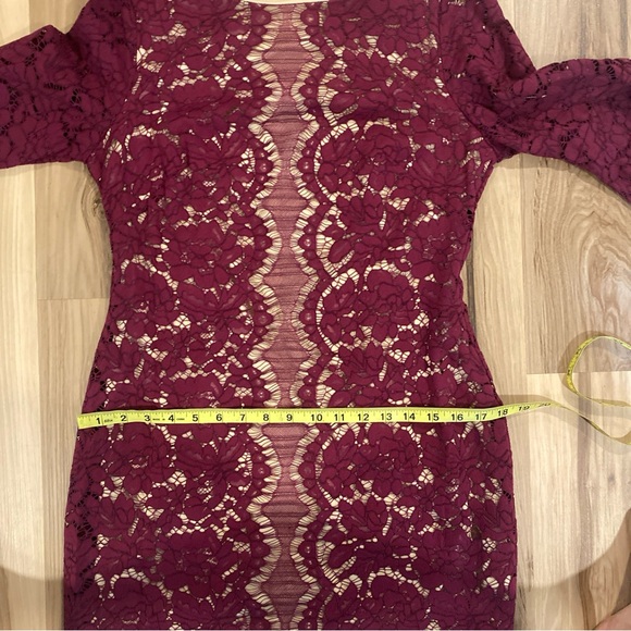 Danny and Nicole Lace Sheath Dress - Picture 11 of 12